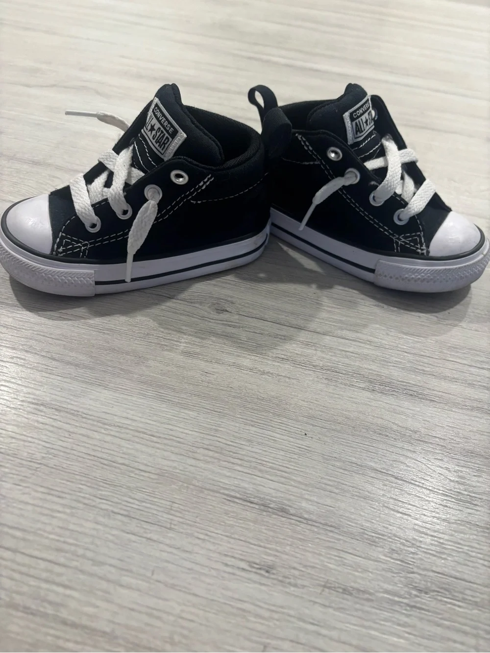 Converse black stripe patch